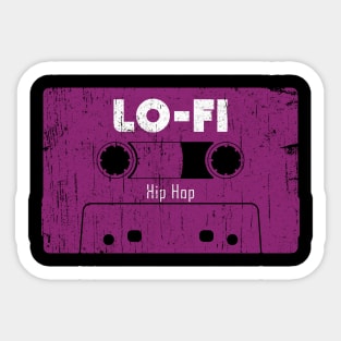 Lo-Fi Hip Hop Vintage Tape Sticker